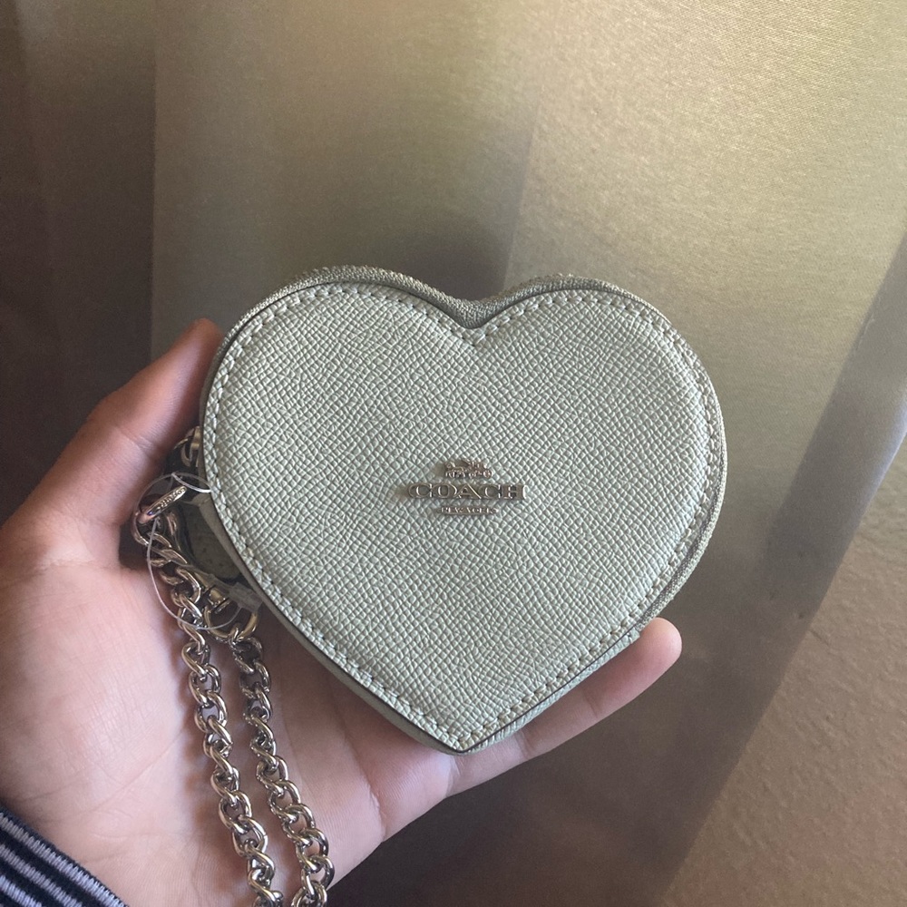 Coach Pastel Heart Coin Purse